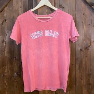 Pink/red 90’s baby t shirt! Size: M